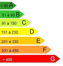 étiquette du diagnostic de performance énergétique